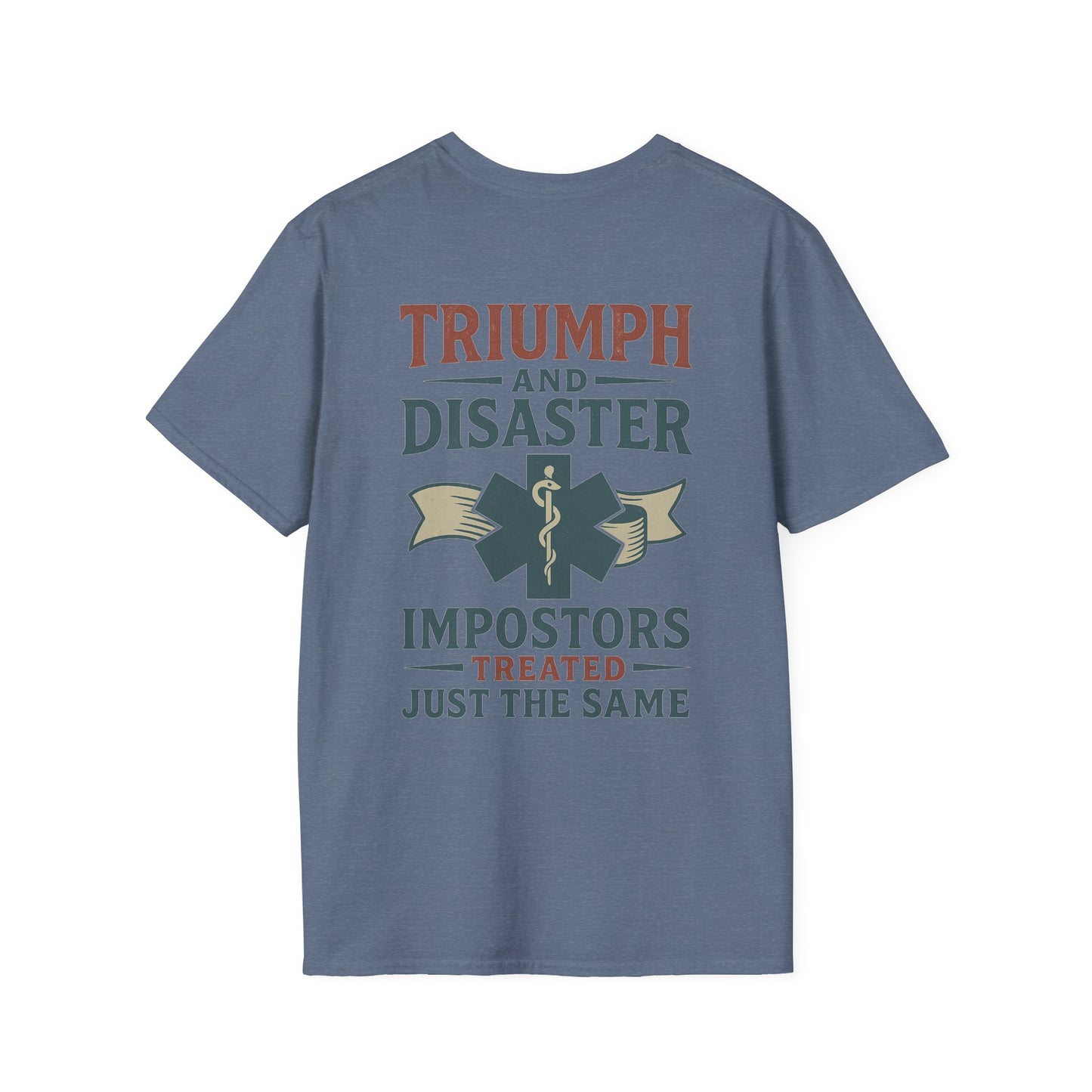 Triumph and Disaster T-Shirt, back/front logo