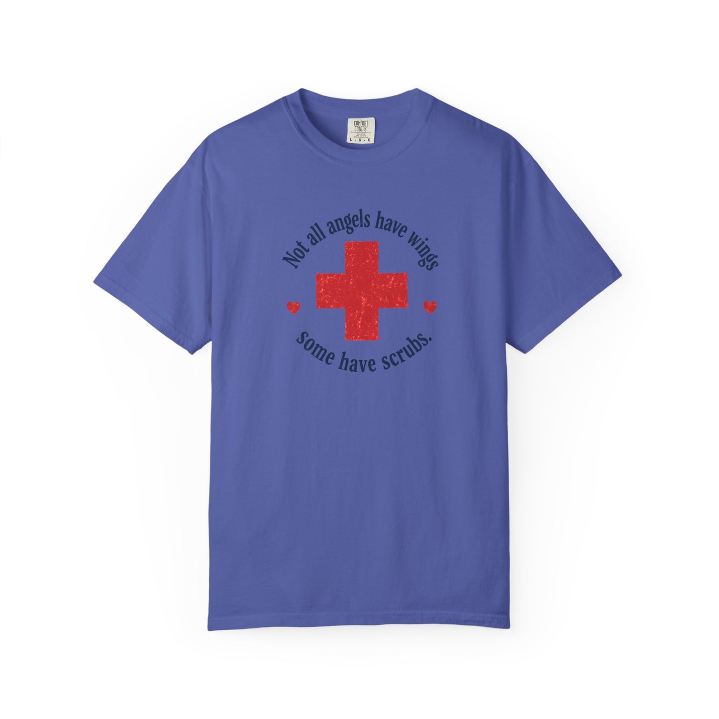 Angel with Scrubs T-shirt, front