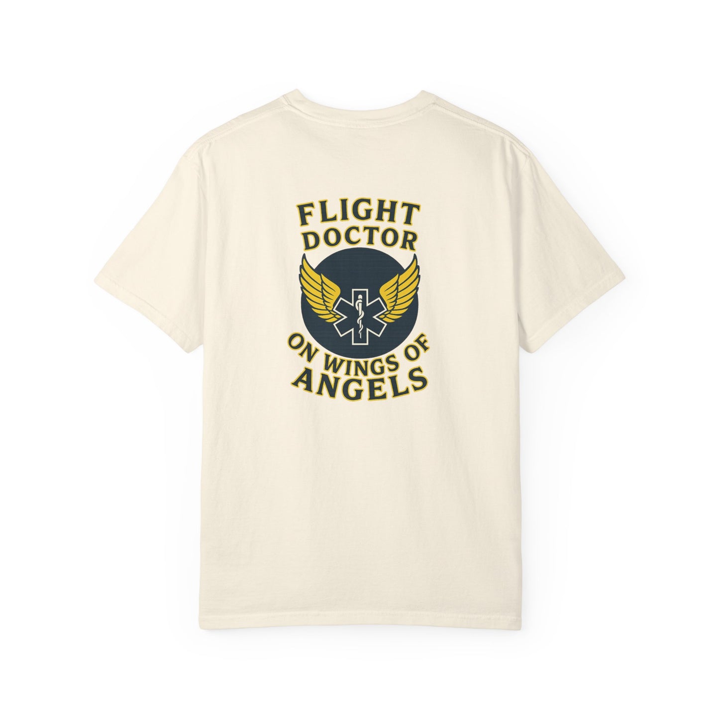 Flight Doctor Angel Wings T-shirt, back