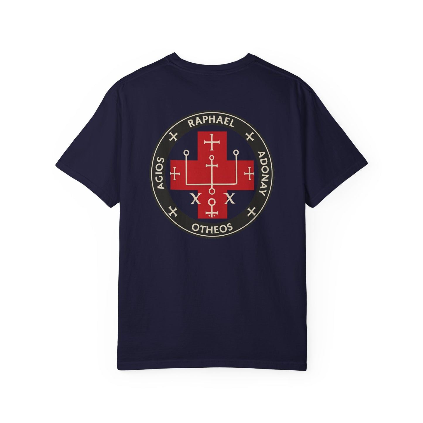 Sigil of St. Raphael Medicine T-shirt, back