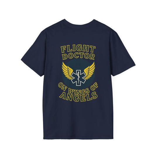 On Wings T-Shirt Flight Doctor, back/front logo