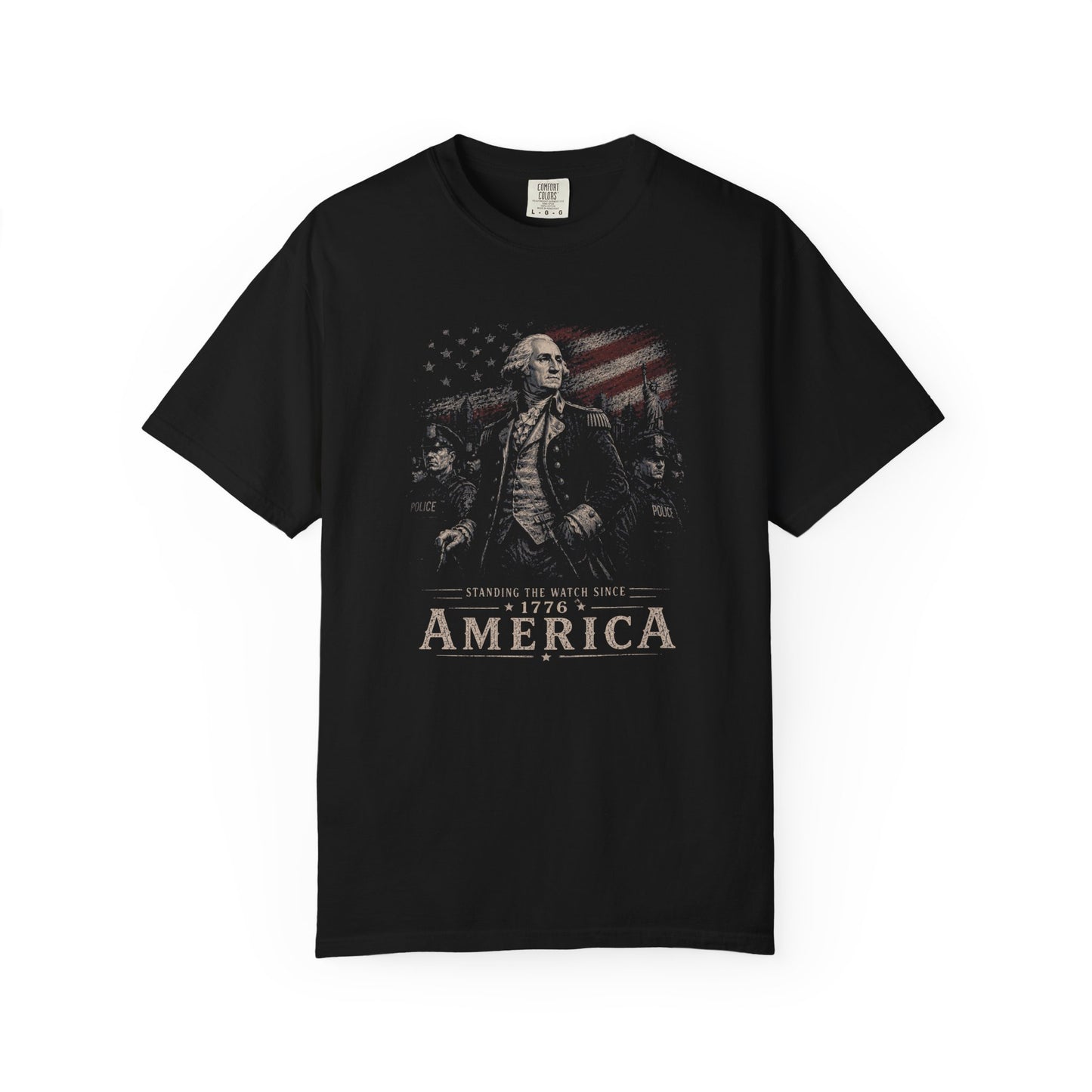 Standing the Watch T-shirt, front