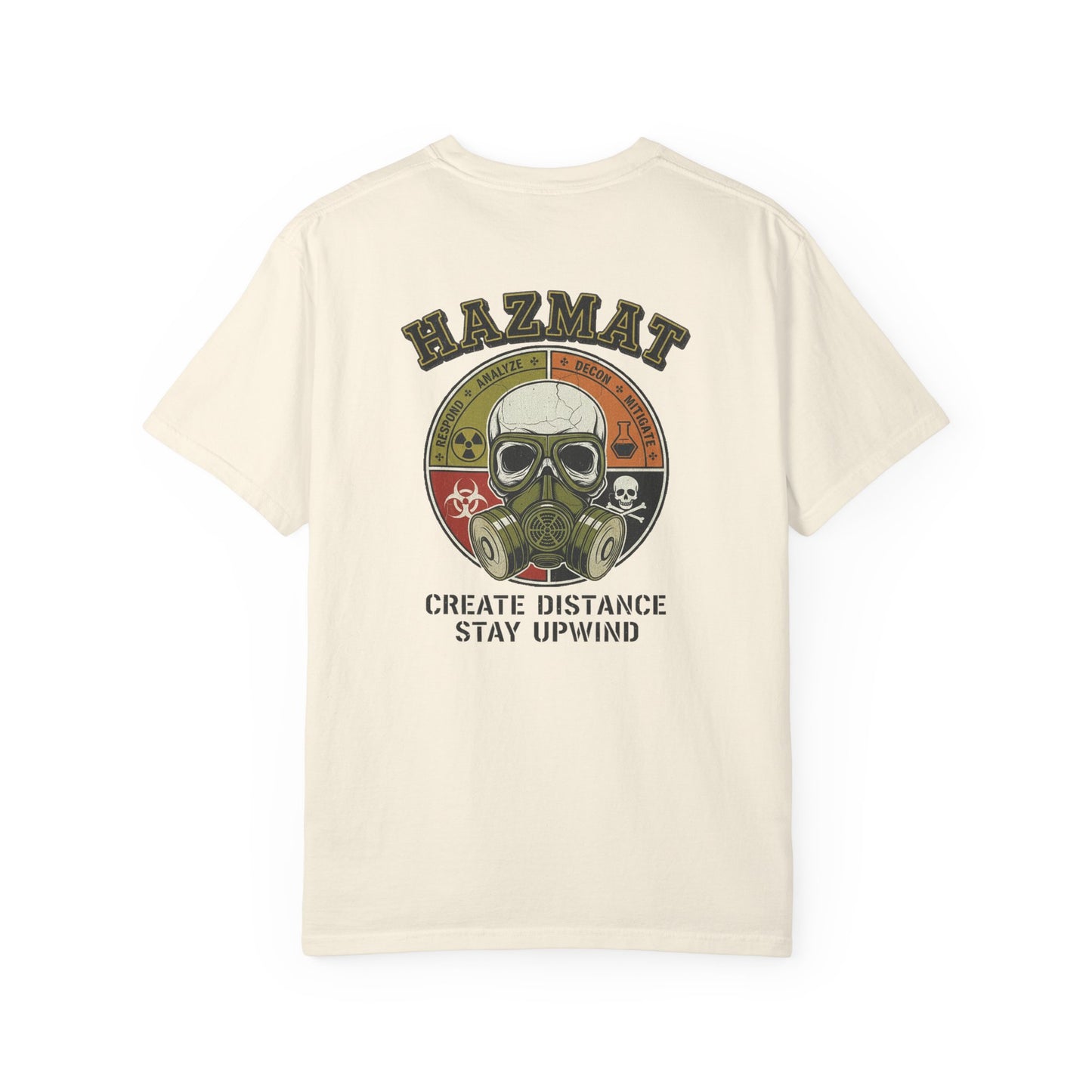 HAZMAT T-shirt, back/front logo