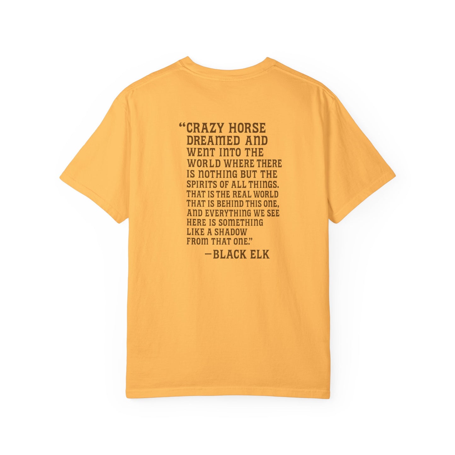 VVW Black Elk Quote T-Shirt, back/front logo