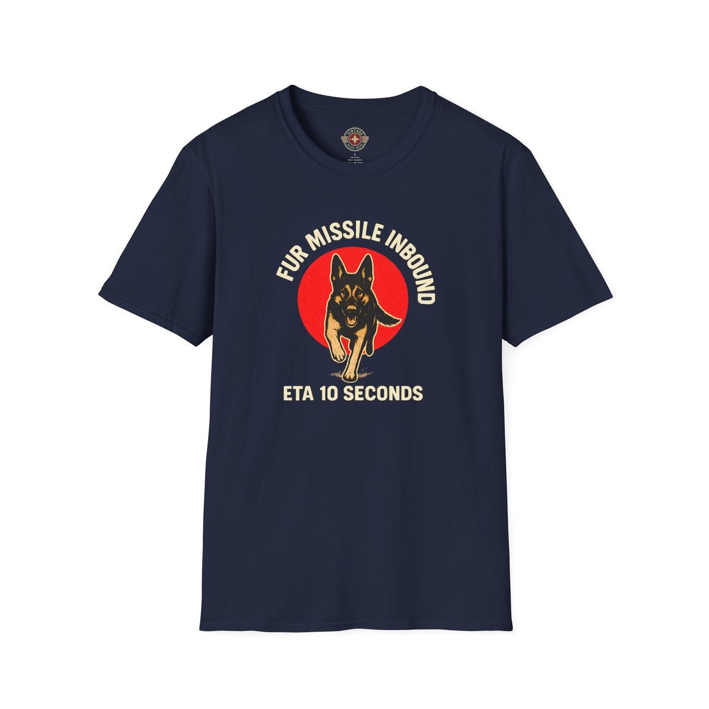 Fur Missle Inbound T-Shirt, front