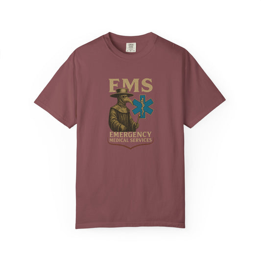 Plague Doctor EMS T-shirt, front