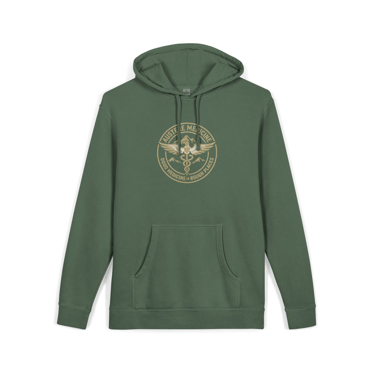 Rough Places Austere Medicine Pigment Dyed Hoodie