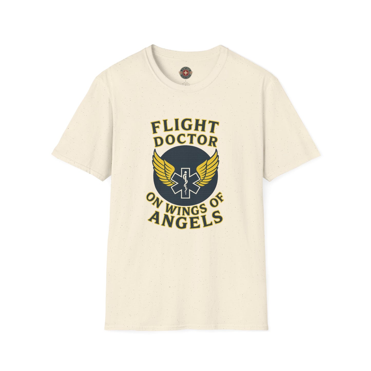 On Wings T-Shirt Flight Doctor, front