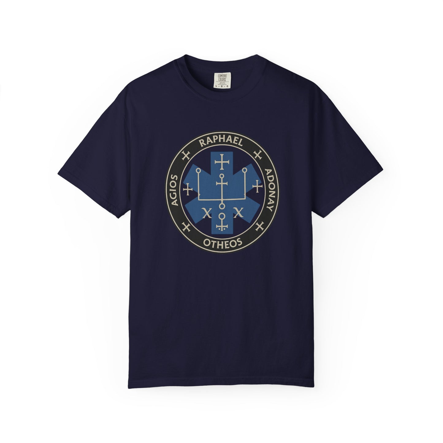 Sigil of St. Raphael EMS T-shirt, front