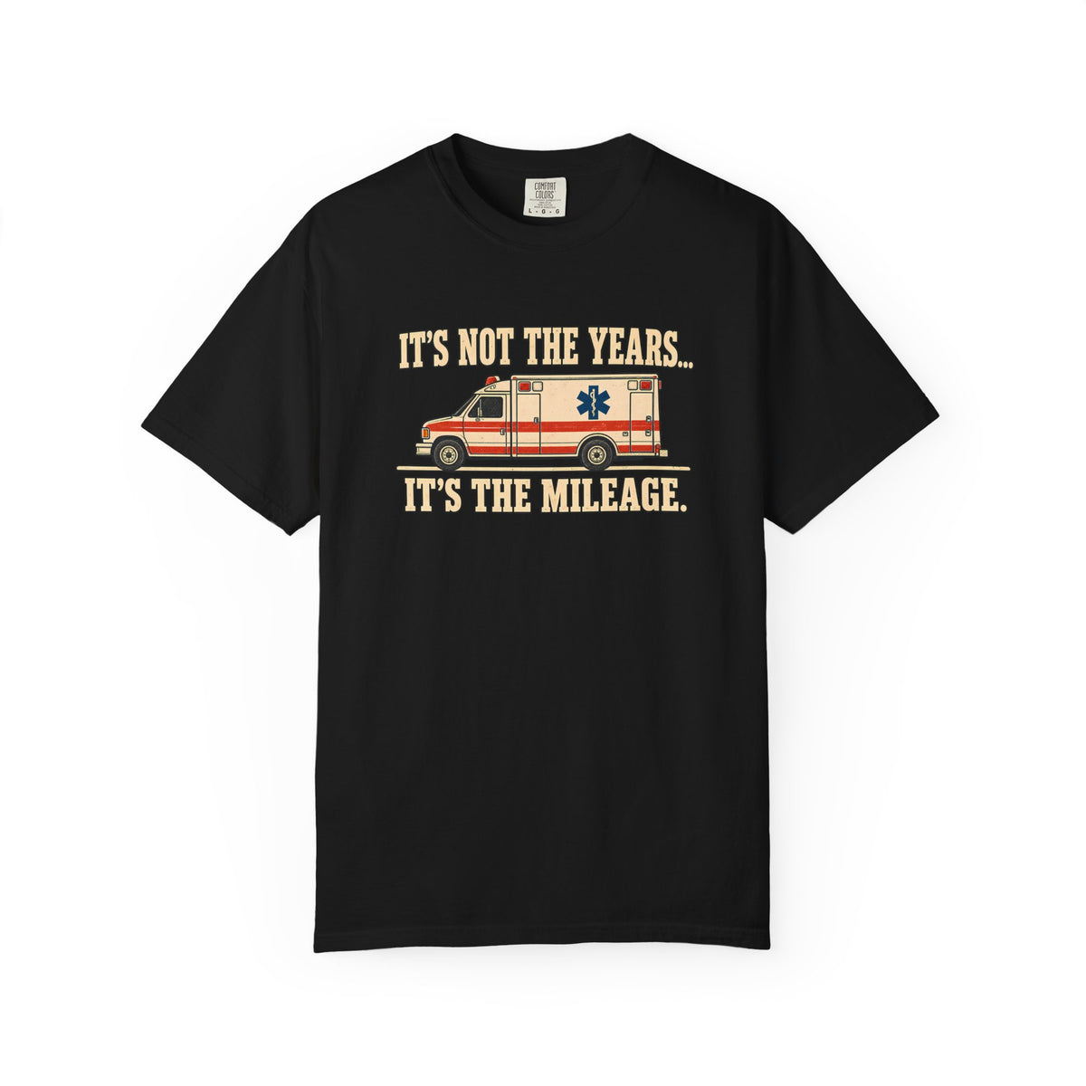It's the Mileage T-shirt, front