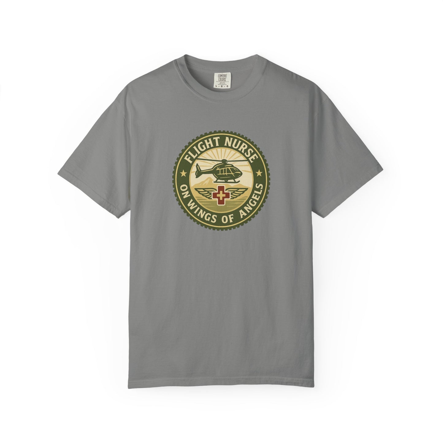 MEDEVAC Flight Nurse T-shirt, front