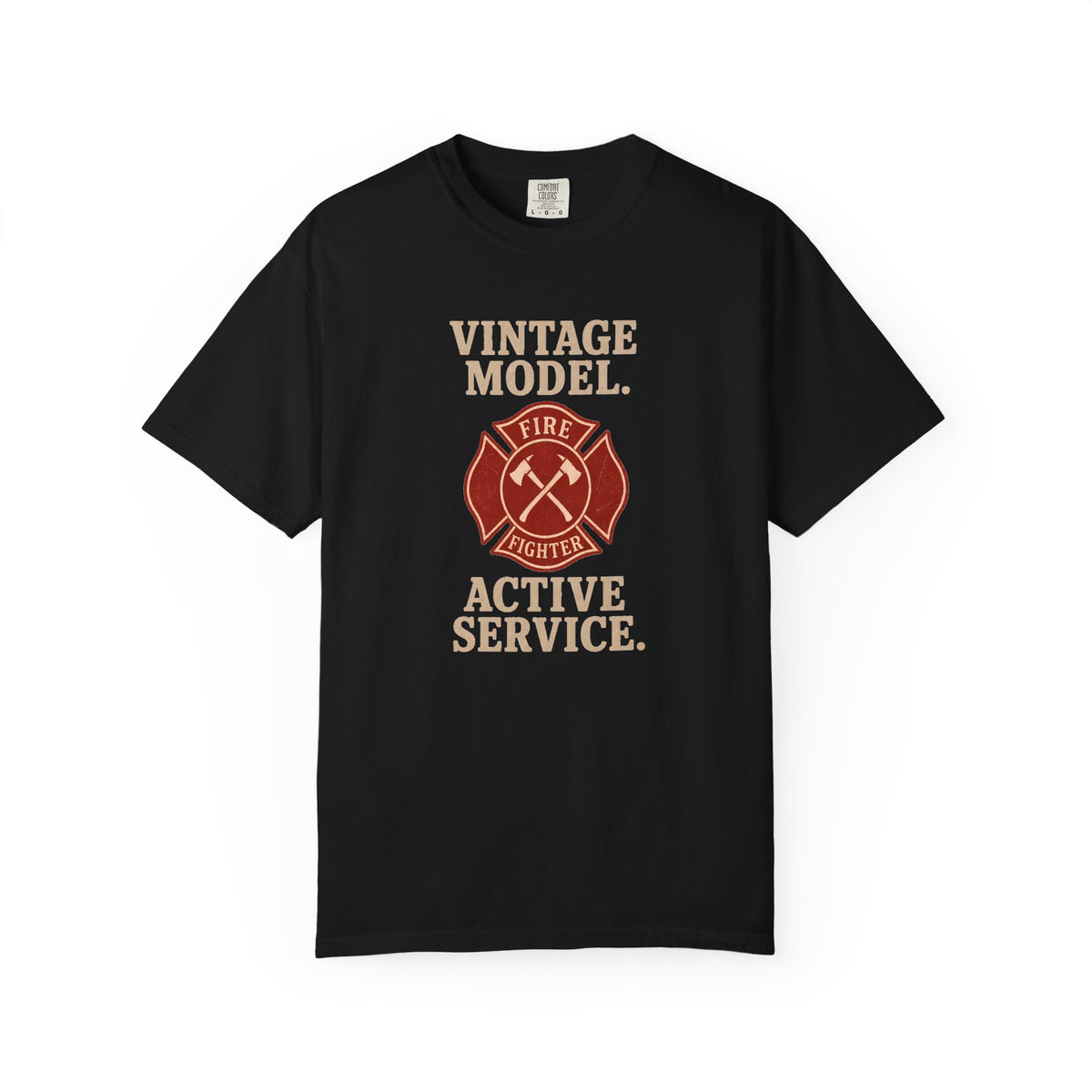 Vintage Model Fire T-shirt, front