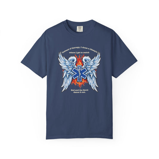 Heaven & Hell EMS T-shirt, front