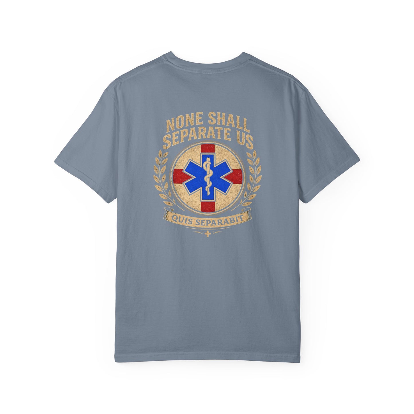 None Shall St. George T-Shirt, back/front logo