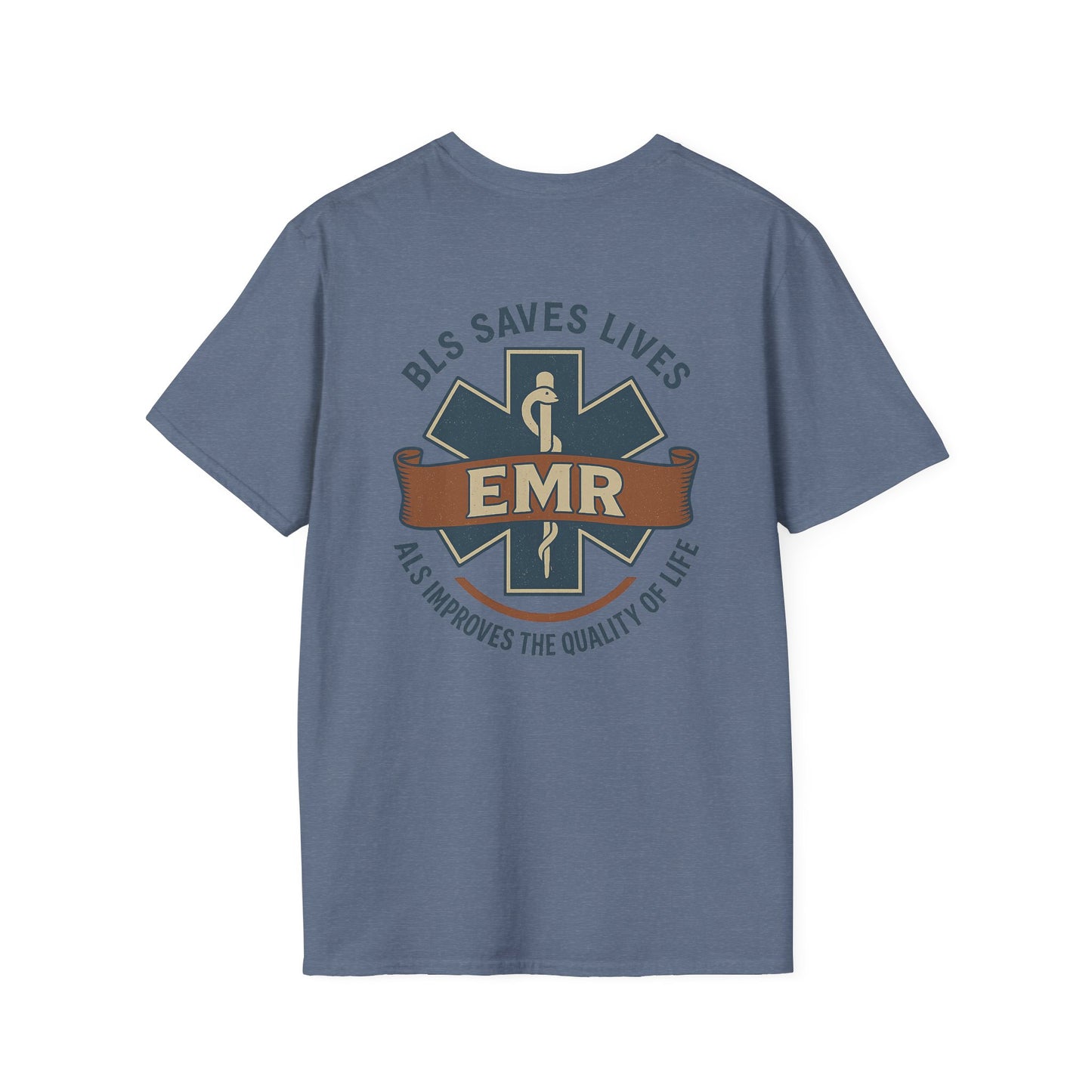 BLS/ALS for EMR T-Shirt, back/front logo