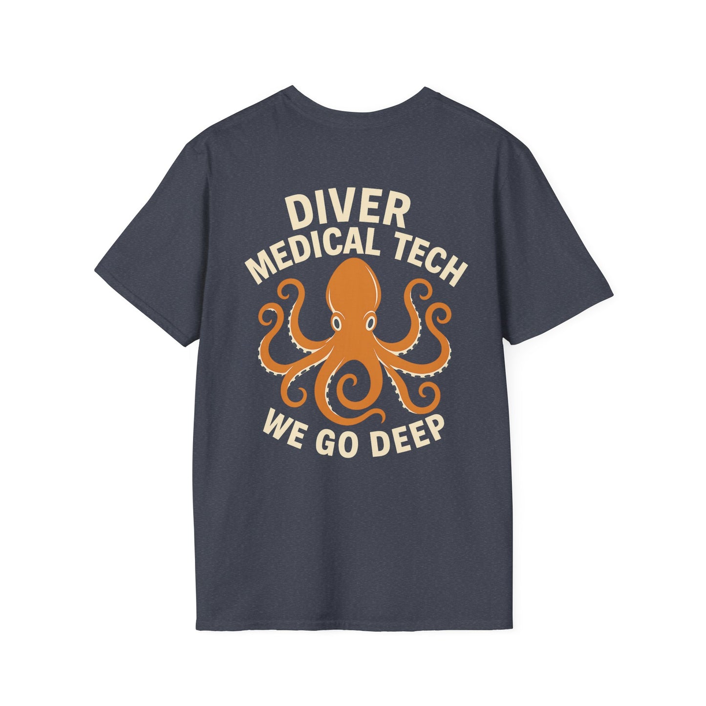 Diver Medical Tech T-Shirt 2, back/front logo