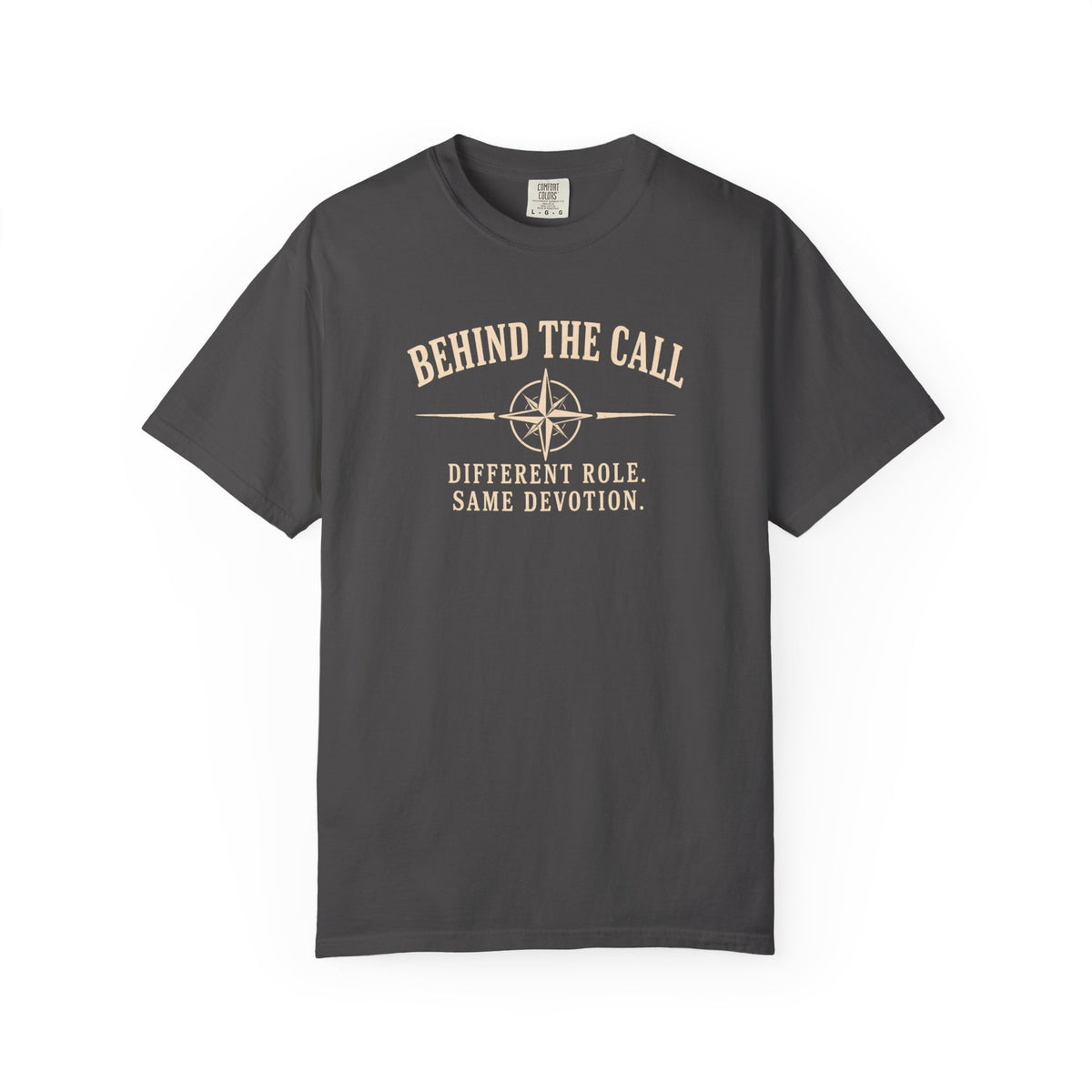 Behind the Call T-Shirt, front