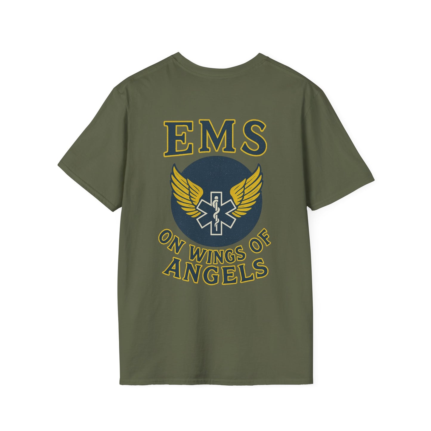 Wings of Angels EMS T-Shirt, back/front logo