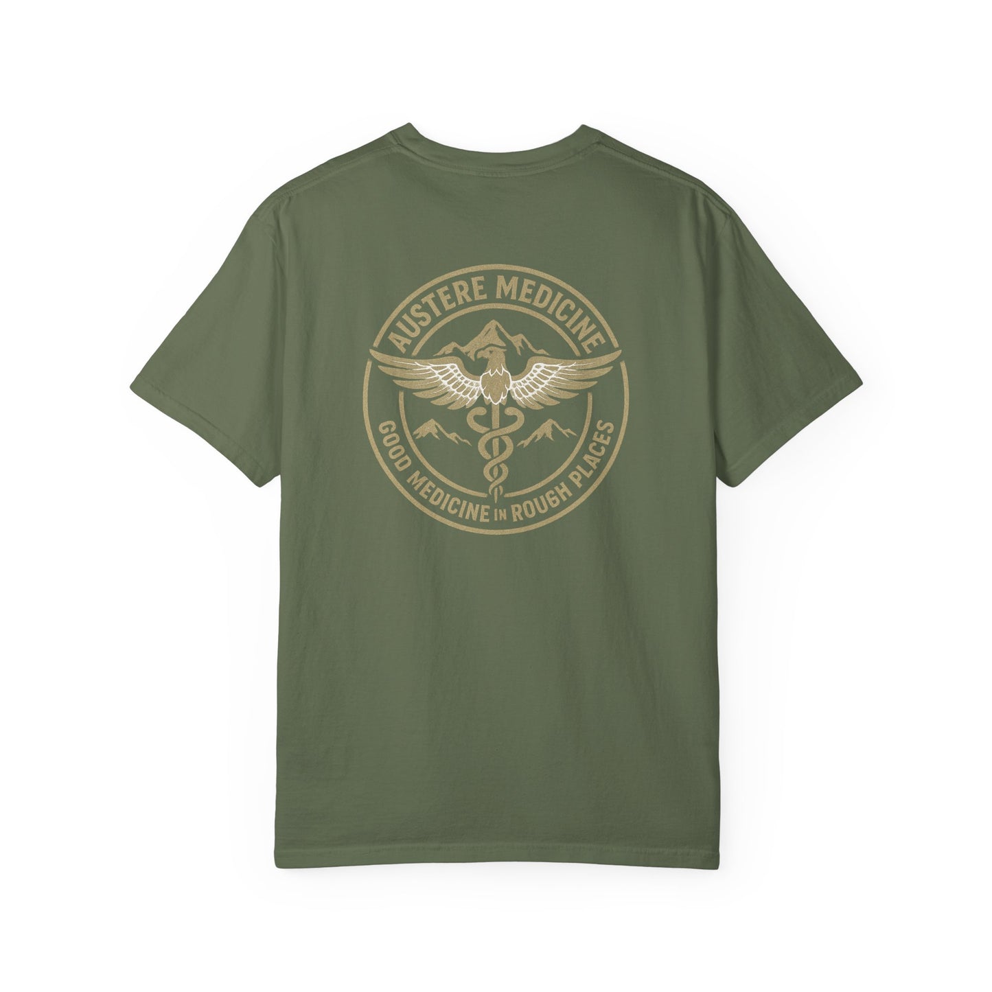Rough Places T-shirt, back/front logo