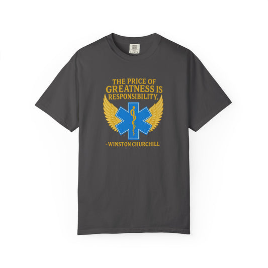 Price of Greatness T-shirt, front