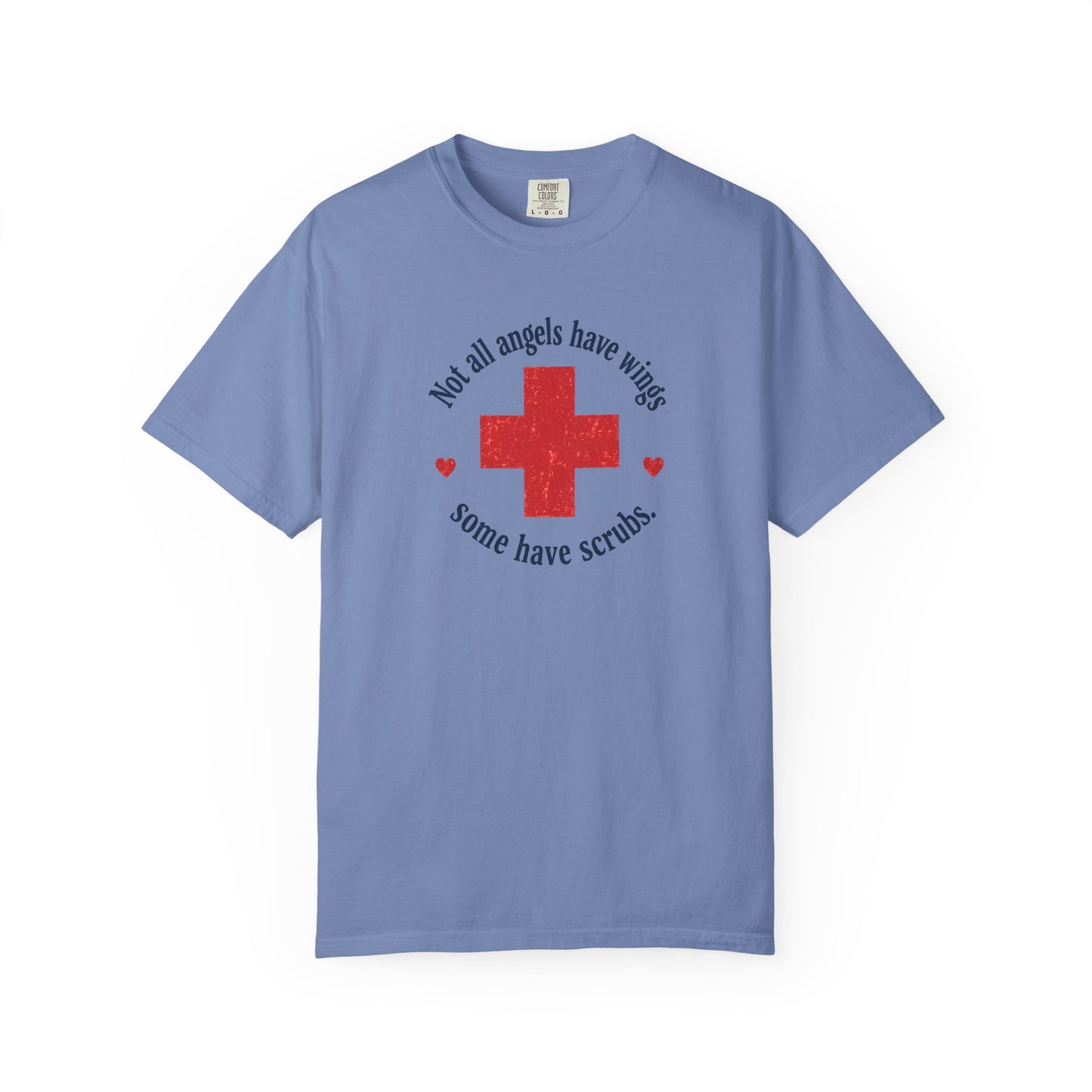 Angel with Scrubs T-shirt, front