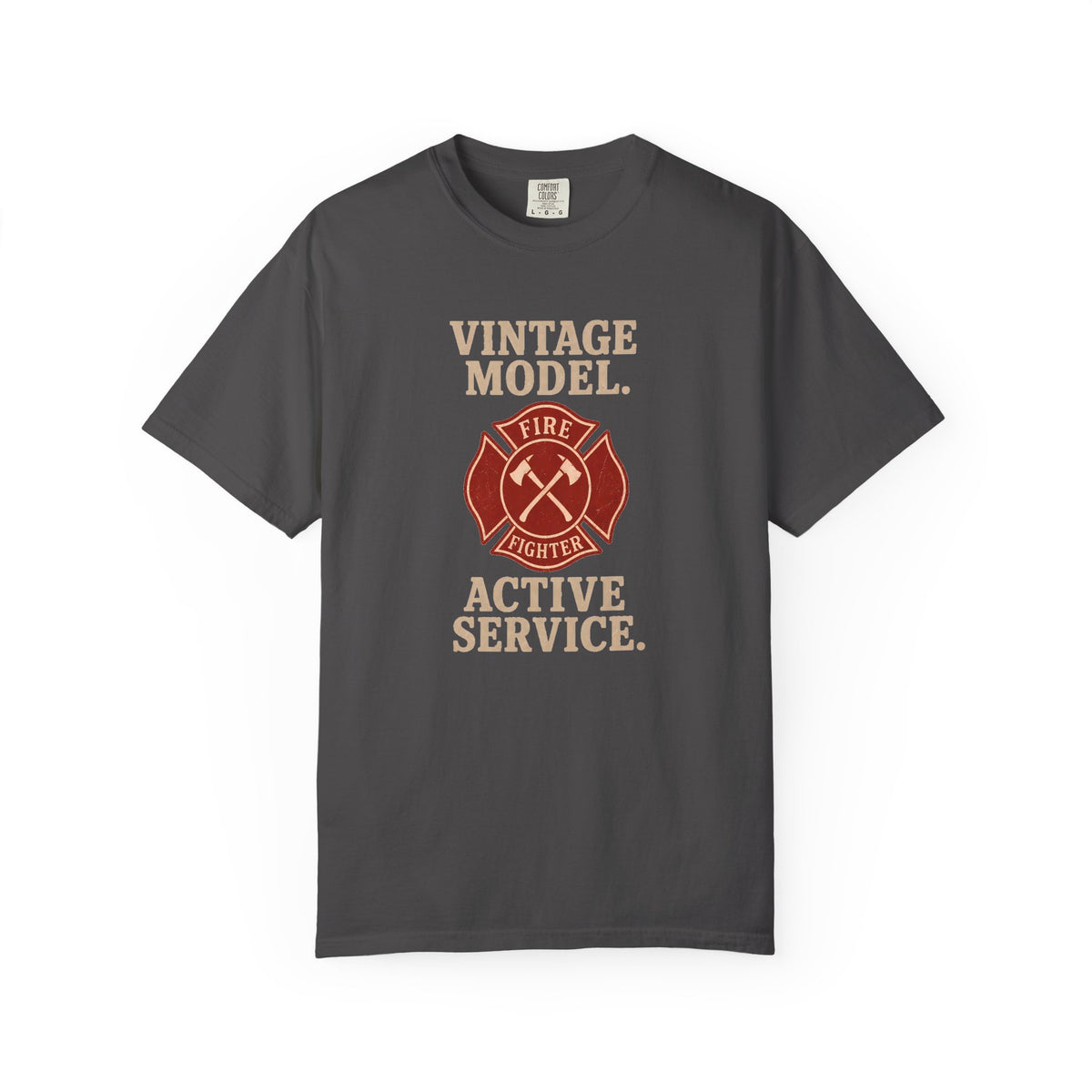 Vintage Model Fire T-shirt, front