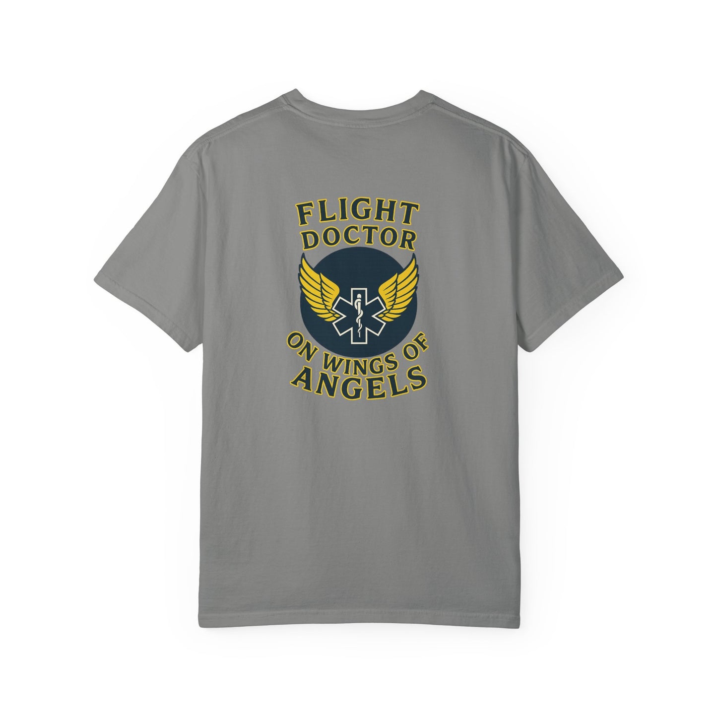 Flight Doctor Angel Wings T-shirt, back