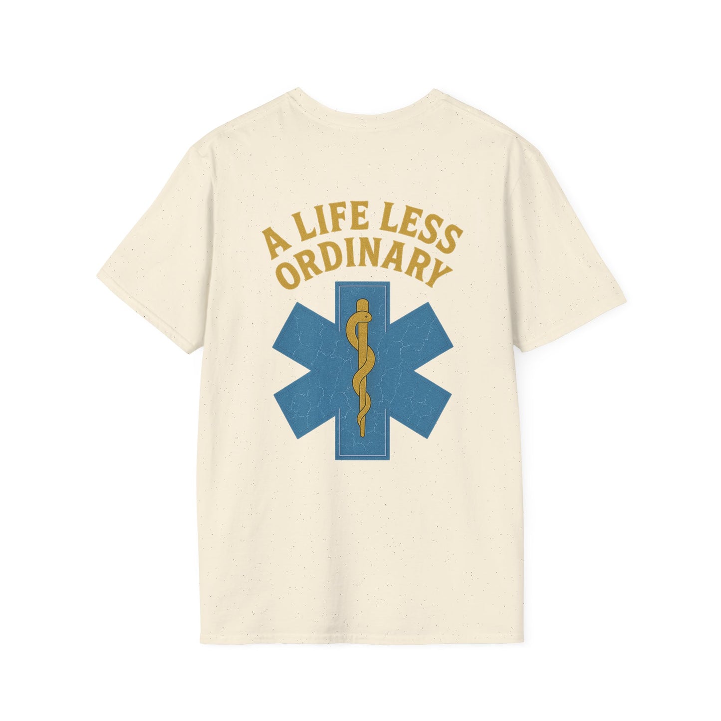 Life Less Ordinary T-Shirt EMS, back/front logo