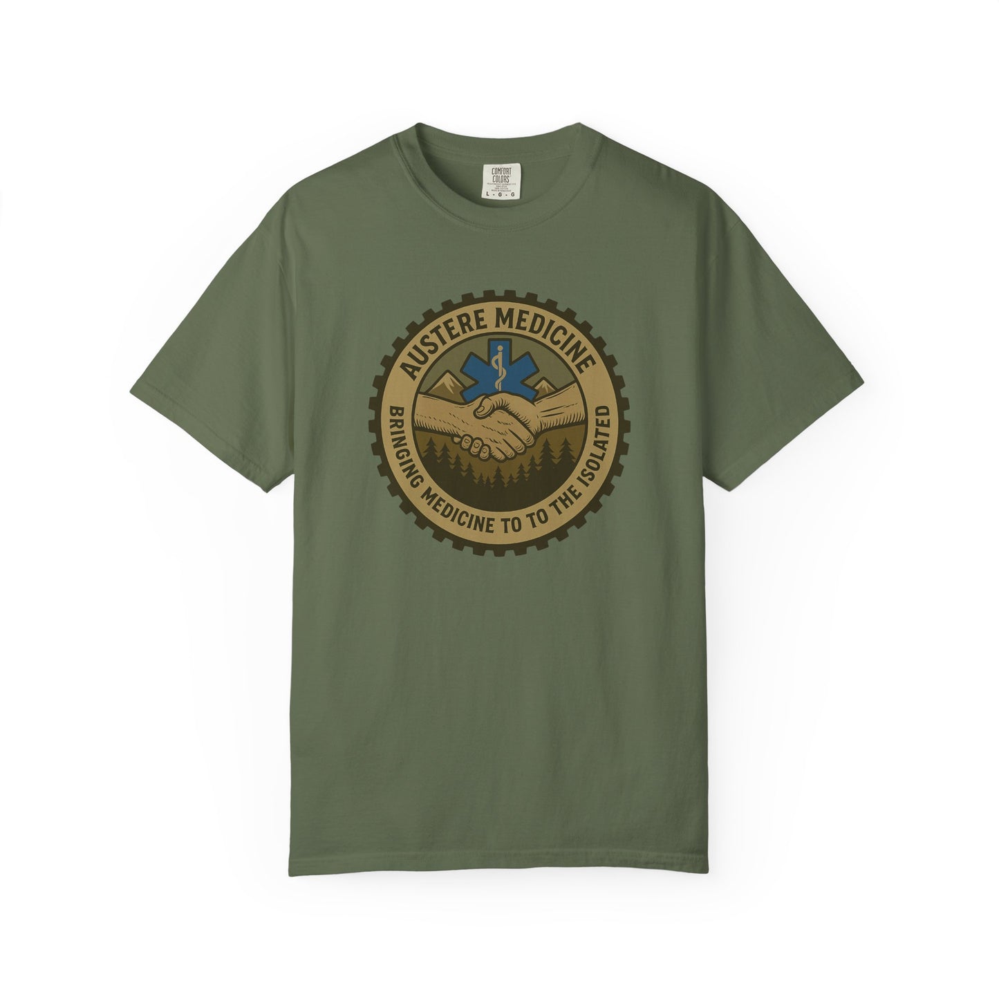 Aus Med T-shirt, front