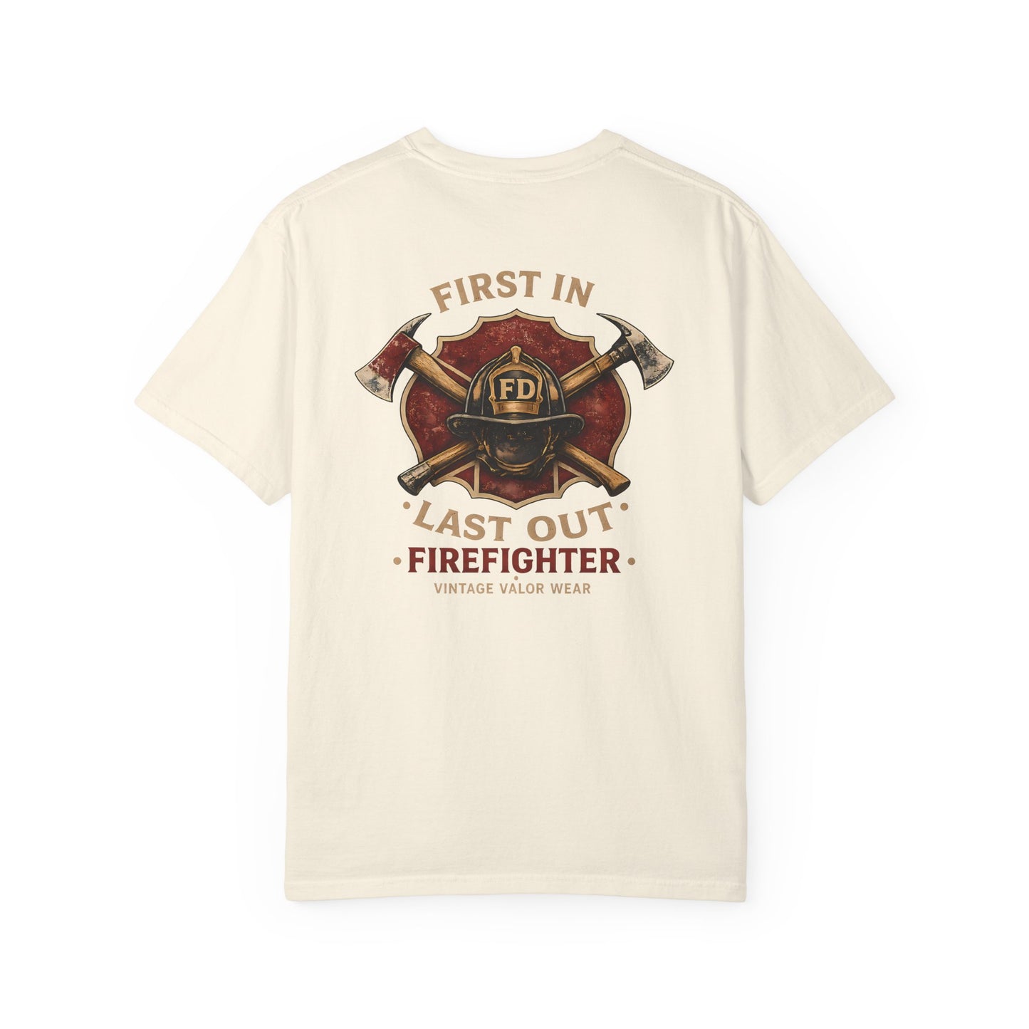 First In - Last Out T-Shirt, back