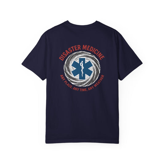 Disaster Medicine T-shirt, back/front logo