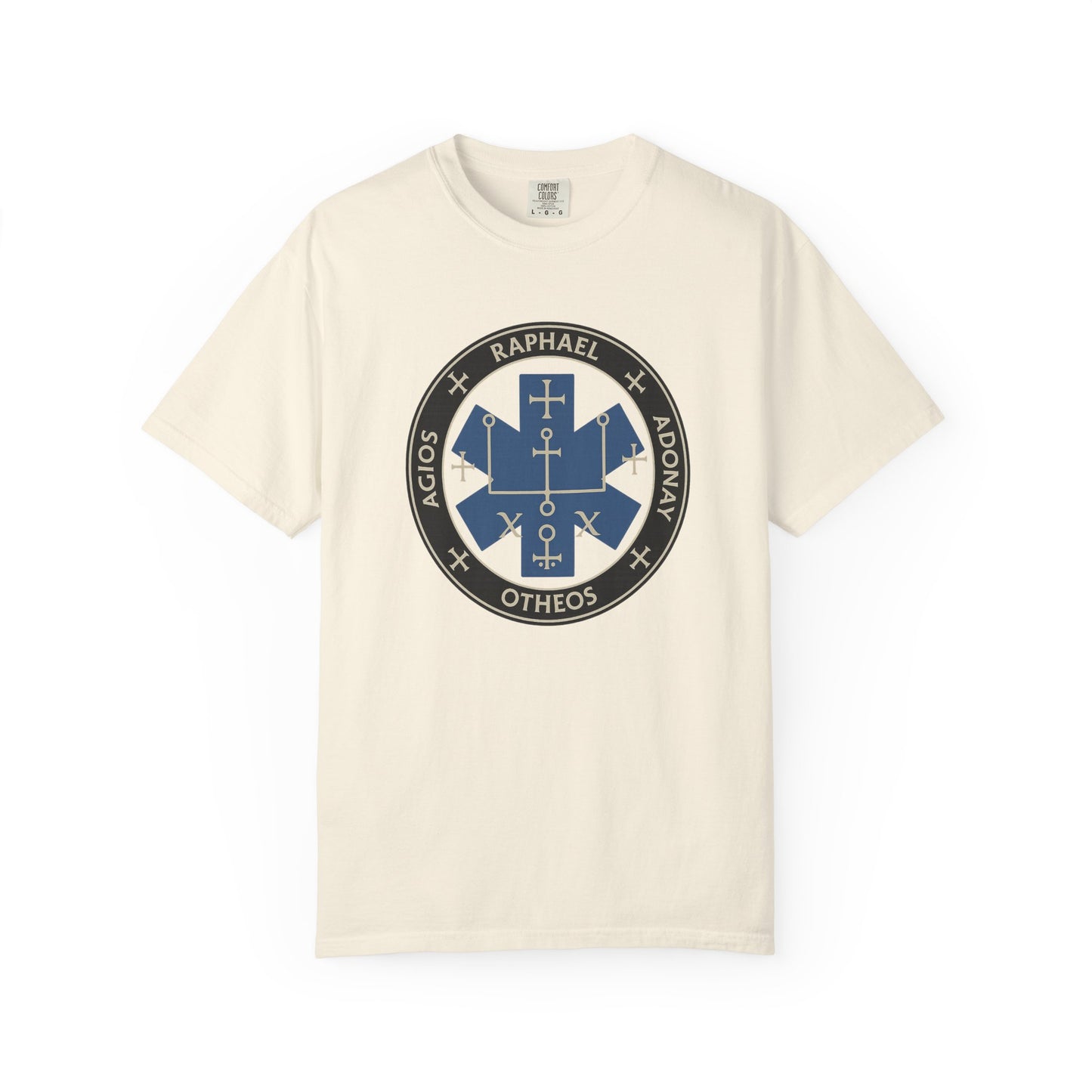 Sigil of St. Raphael EMS T-shirt, front