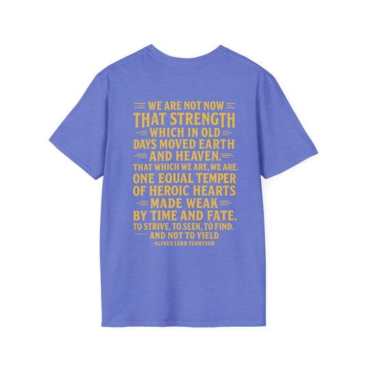 VVW Tennyson Quote T-shirt, back/front logo