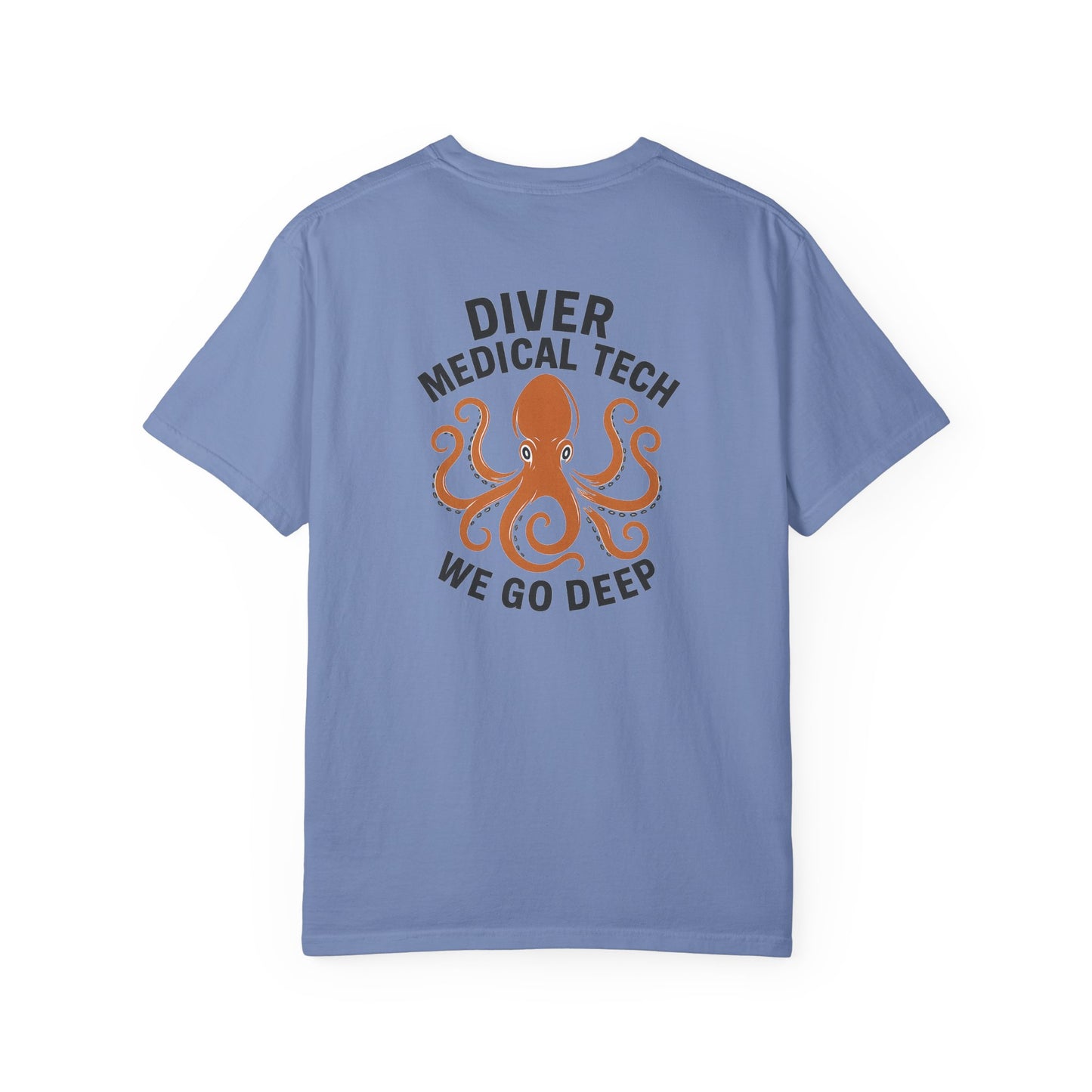 Diver Medical Tech T-shirt (style 2), back/front logo