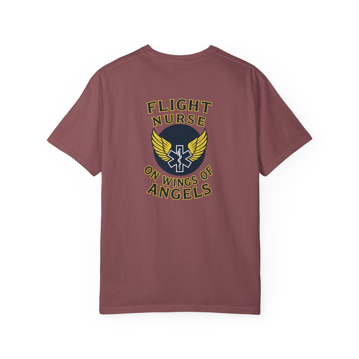 Flight Nurse Angel Wings T-shirt, back