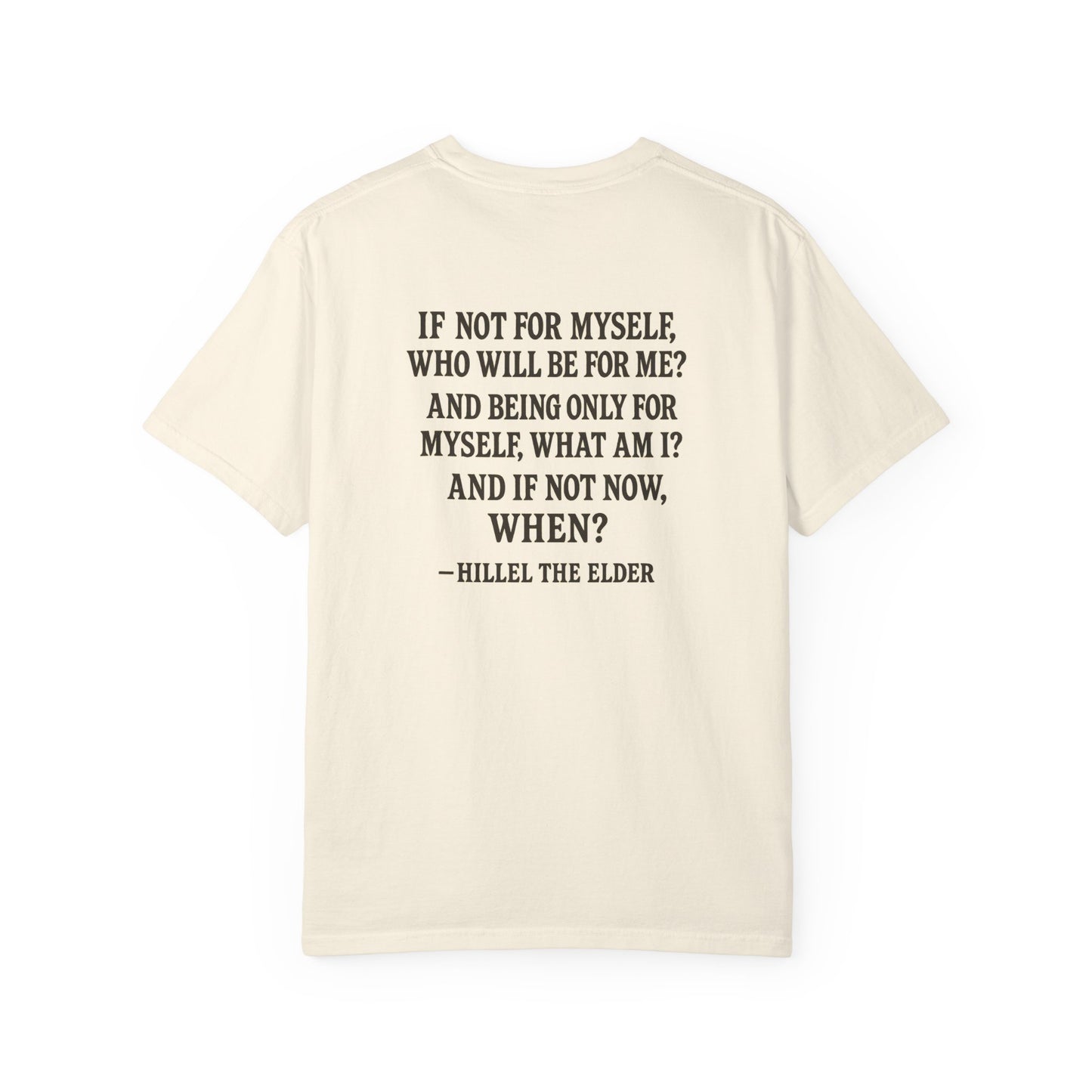 VVW Hillel the Elder Quote T-Shirt, back/front logo