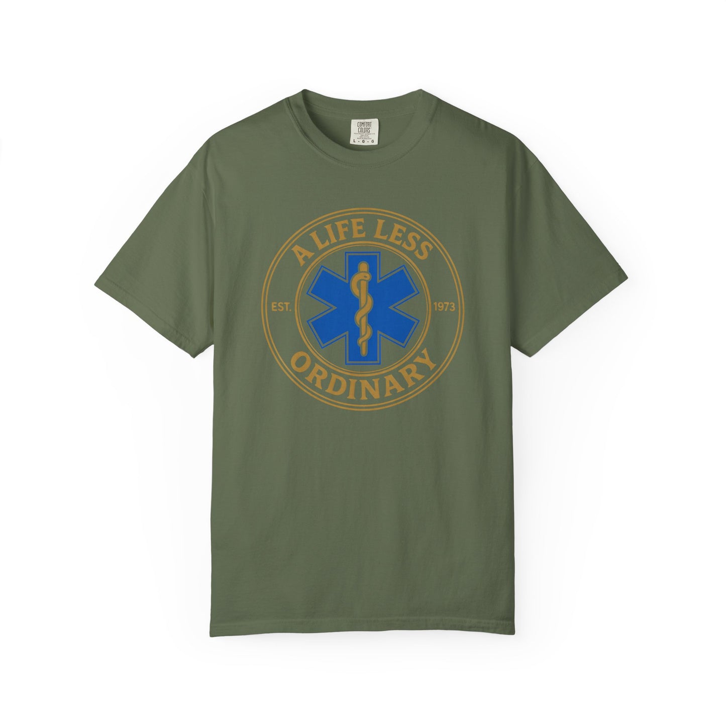 Less Ordinary Est. 1973 T-Shirt, front