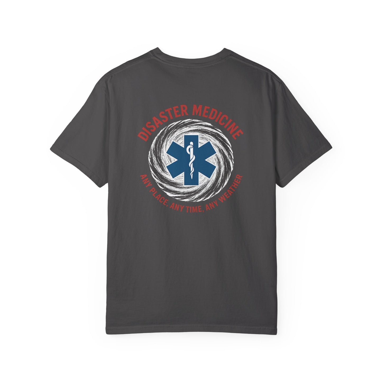 Disaster Medicine T-shirt, back/front logo