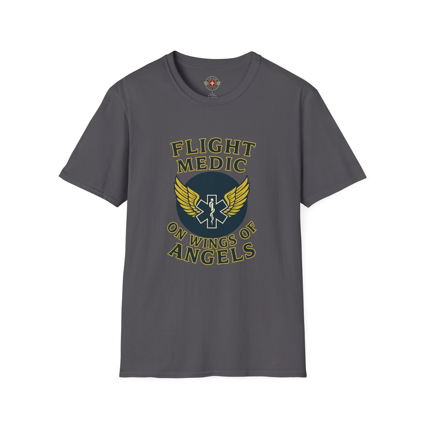 On Wings T-Shirt Flight Medic, front