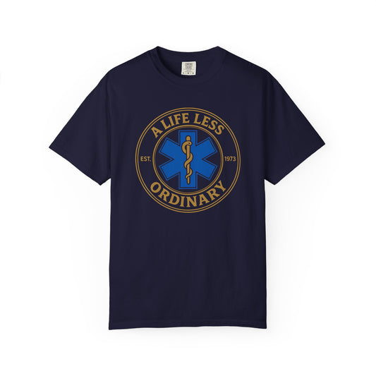 Less Ordinary Est. 1973 T-Shirt, front