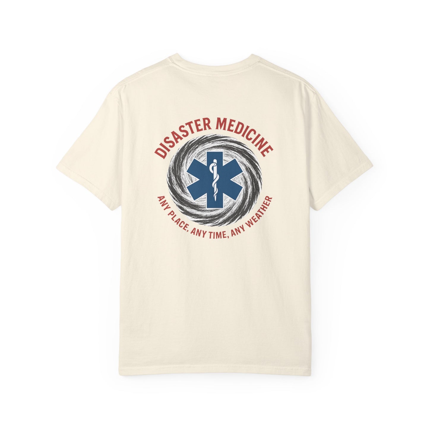Disaster Medicine T-shirt, back/front logo