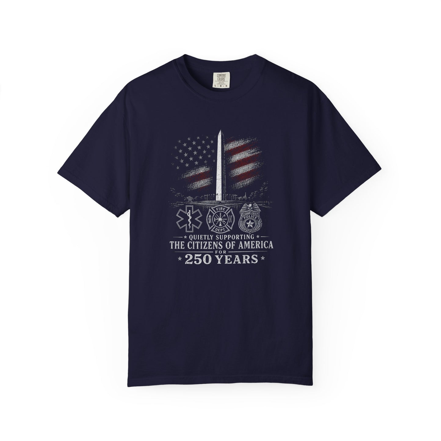 First Responder Foundation T-shirt, front/back