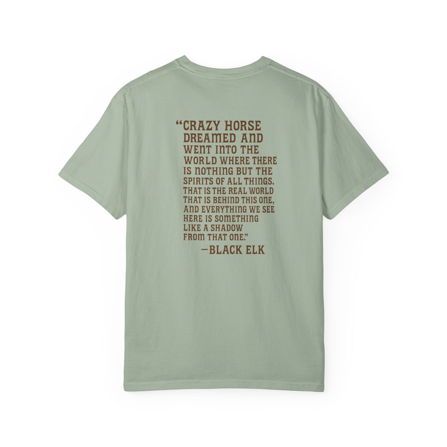 VVW Black Elk Quote T-Shirt, back/front logo