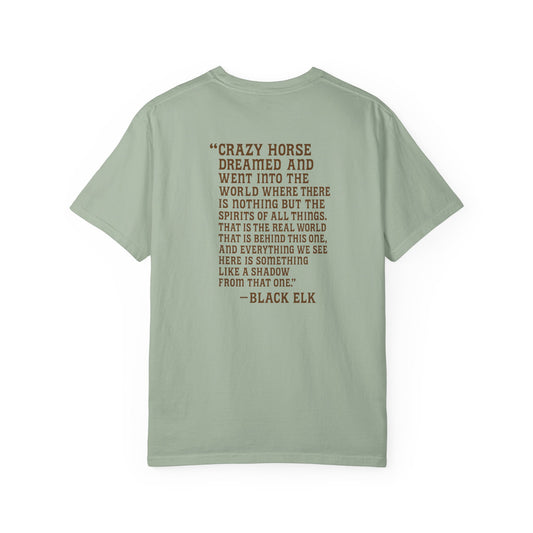 VVW Black Elk Quote T-Shirt, back/front logo