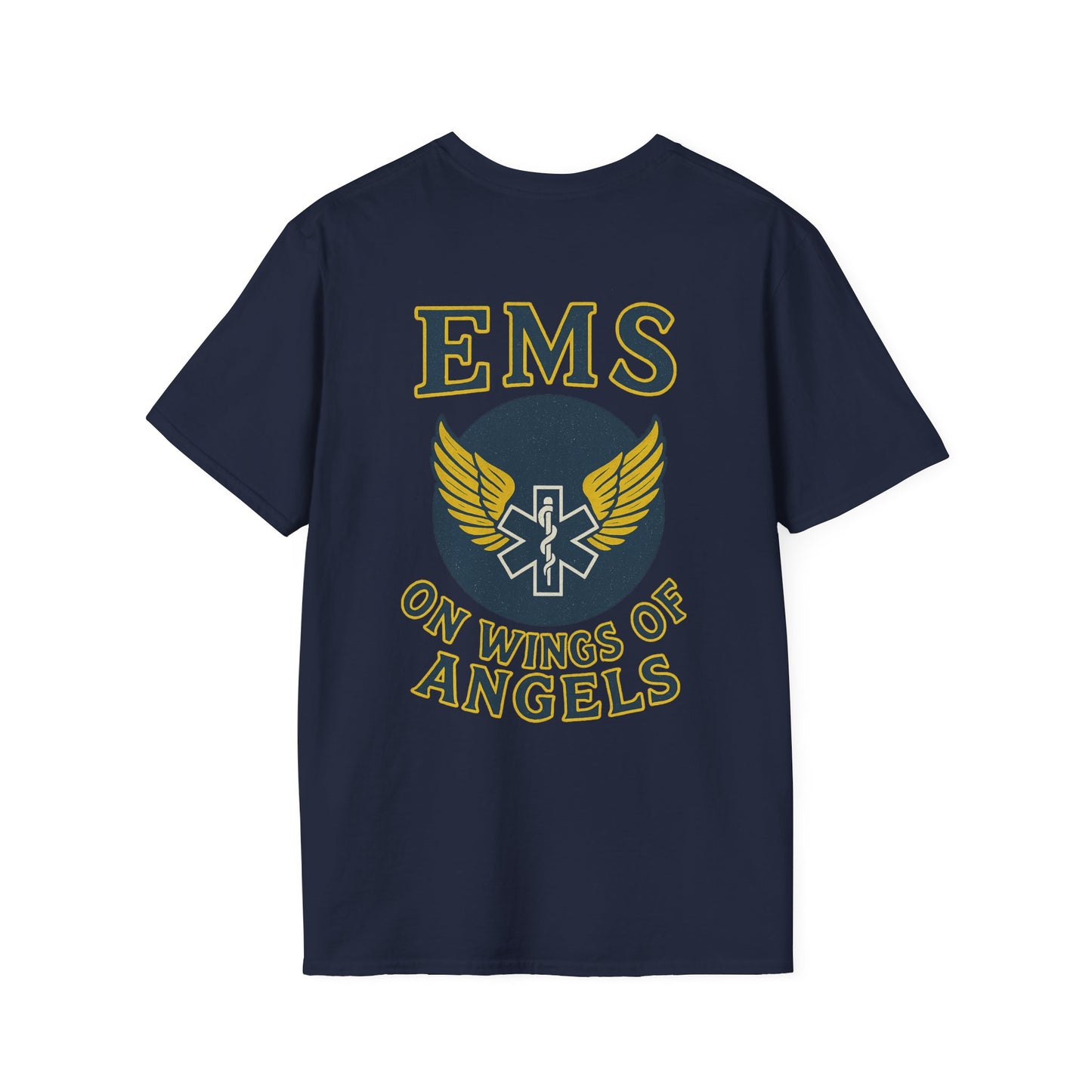 Wings of Angels EMS T-Shirt, back/front logo