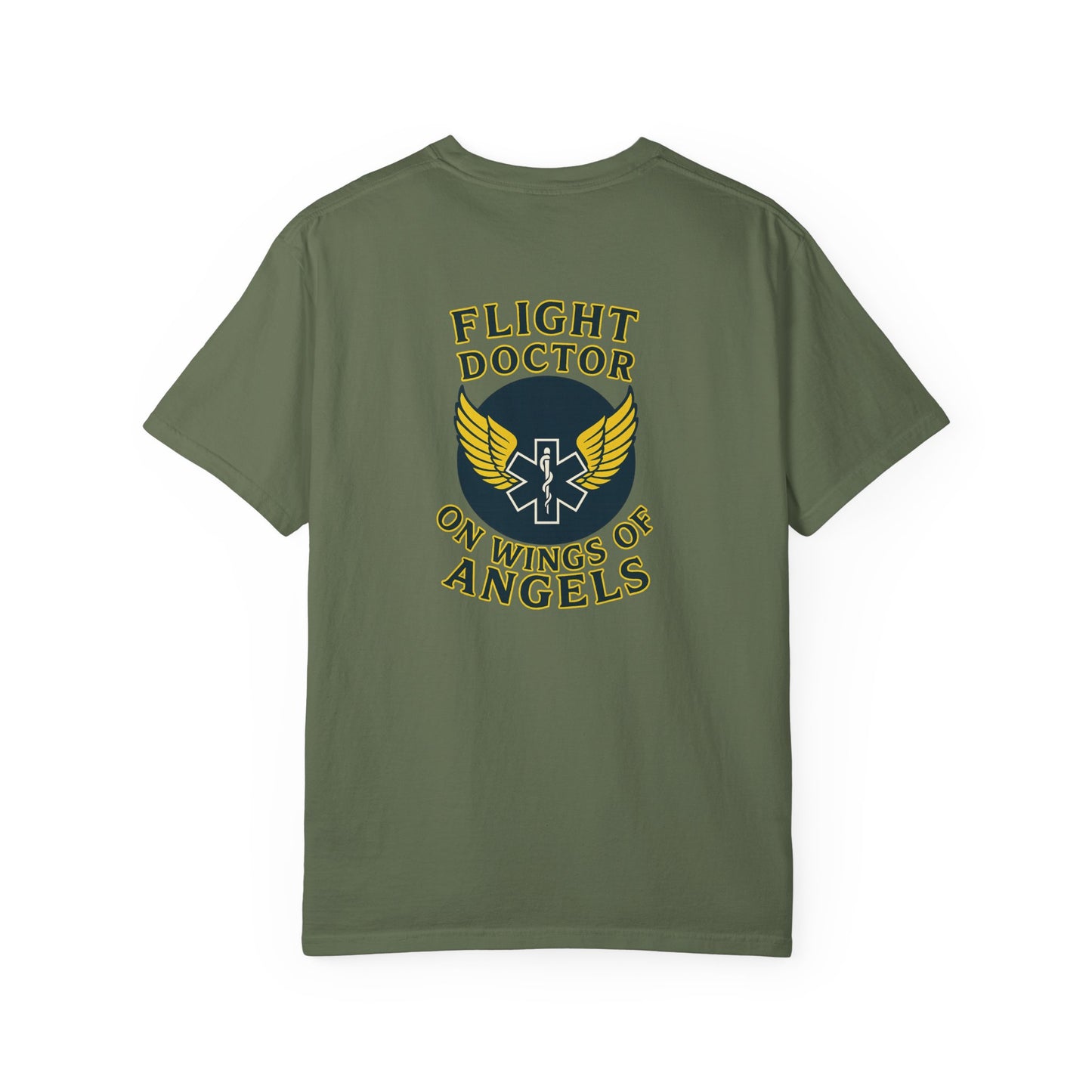 Flight Doctor Angel Wings T-shirt, back