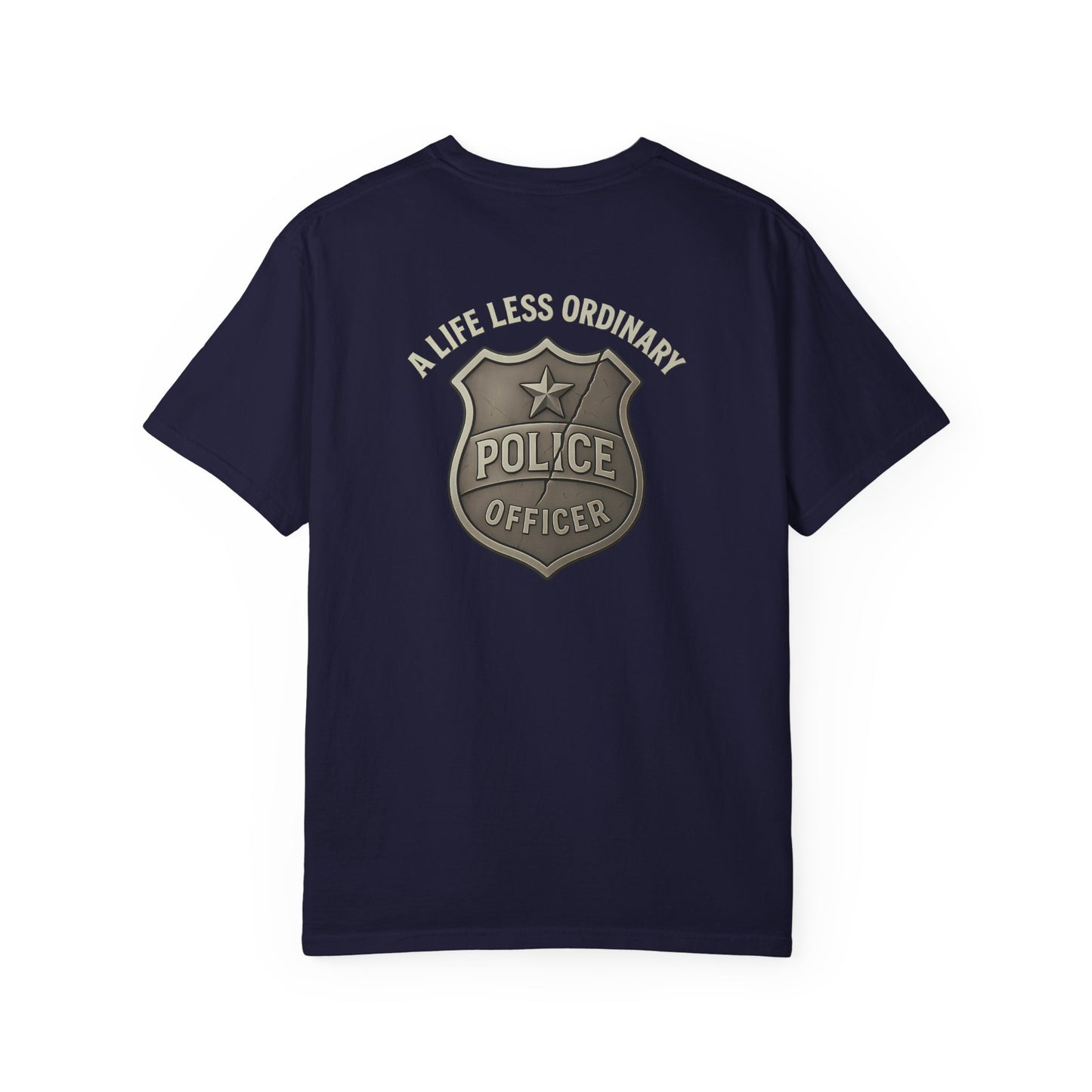 Life Less Ordinary Police T-Shirt, back