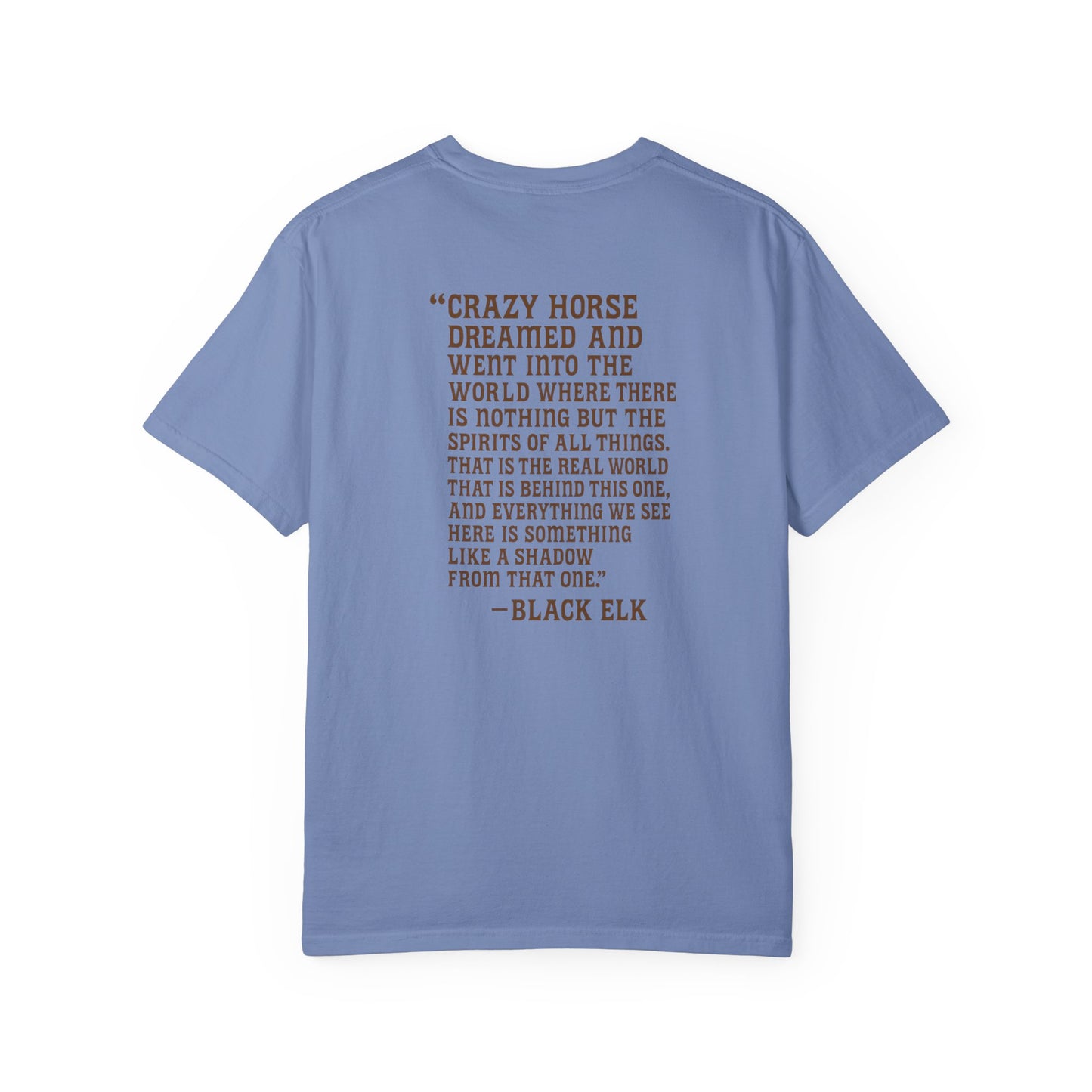 VVW Black Elk Quote T-Shirt, back/front logo