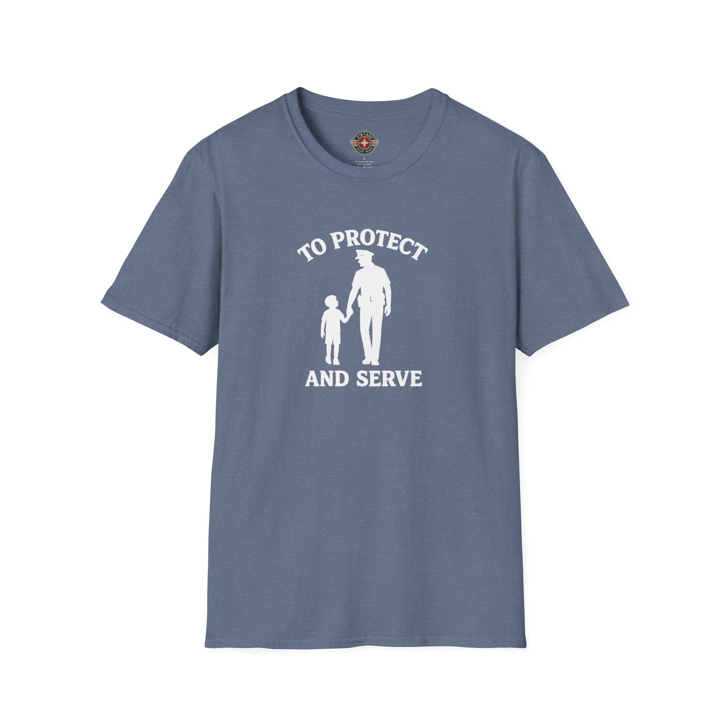 Cop with Kid T-Shirt, front