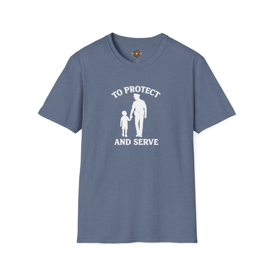Cop with Kid T-Shirt, front